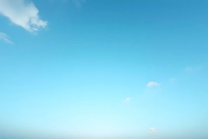 Crystal Clear Afternoon Sky With Few, a Photo by LOGOCREATIVE