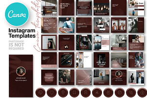 Brown CANVA Instagram Template N66