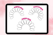 NAIL ART DESIGN PROCREATE BRUSH SET, a Brush Add-On by The GG Shop (Thumbnail 3 of 11)