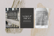 Beauty Blogger Pinterest Templates, a Social Media Template by Blush Created (Thumbnail 4 of 9)