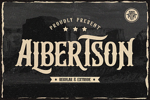 Albertson - Vintage Font