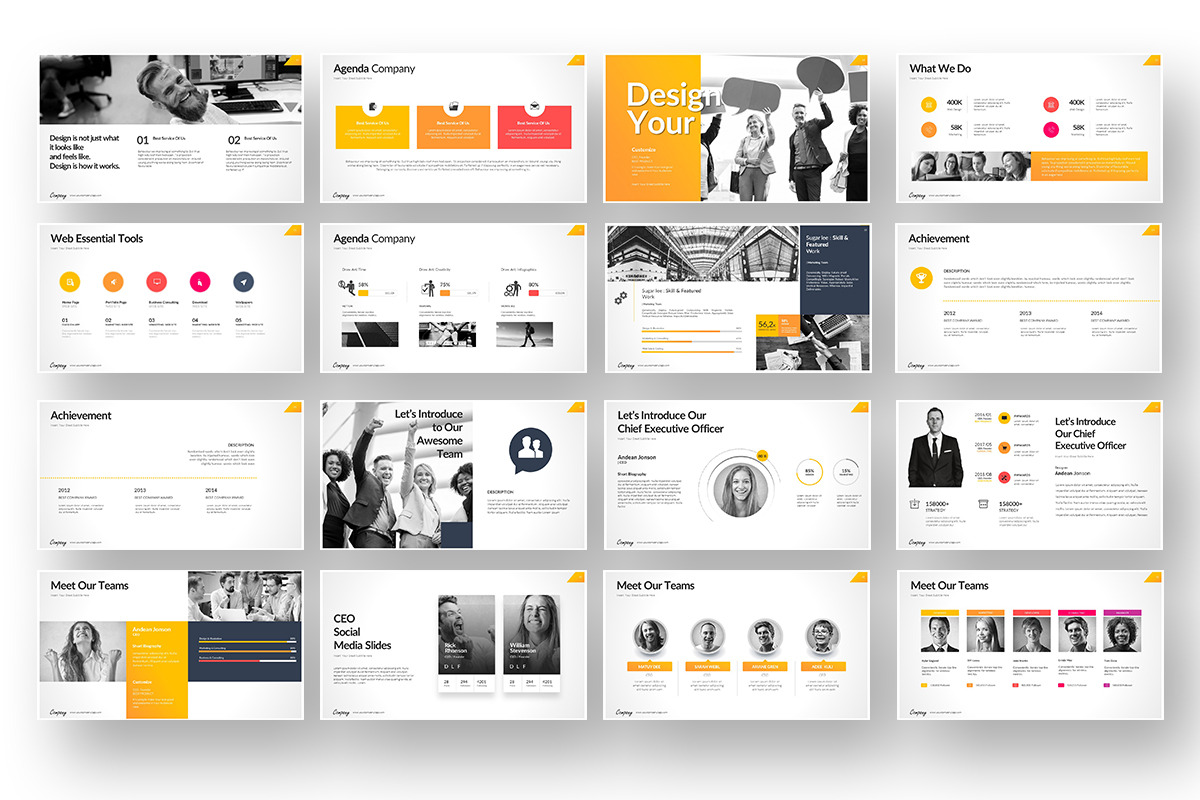 Company Market Keynote, a Presentation Template by Stock Shape (Photo 3 of 7)