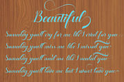 Saphira, a Script Font by NaldyStudio (Thumbnail 5 of 7)