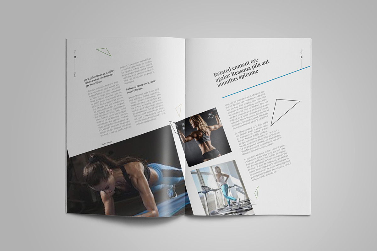 Magik | Magazine Template, a Magazine Template by spidergraph (Photo 14 of 21)