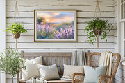 Lavender Field Watercolor Art, a Background Graphic by Floraphoria (Thumbnail 6 of 13)