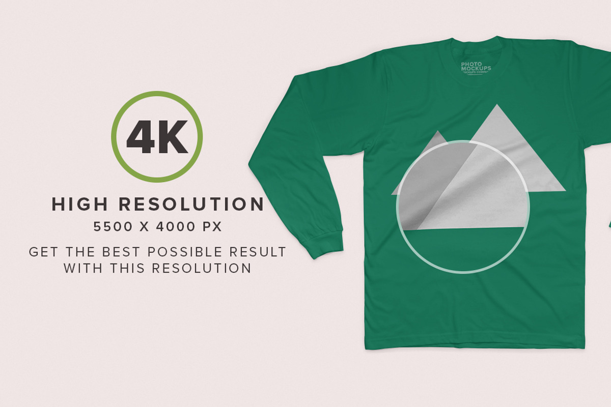 Fine Jersey Long Sleeve Mockups, a Shirt Mockup by GraphicHero (Photo 7 of 7)