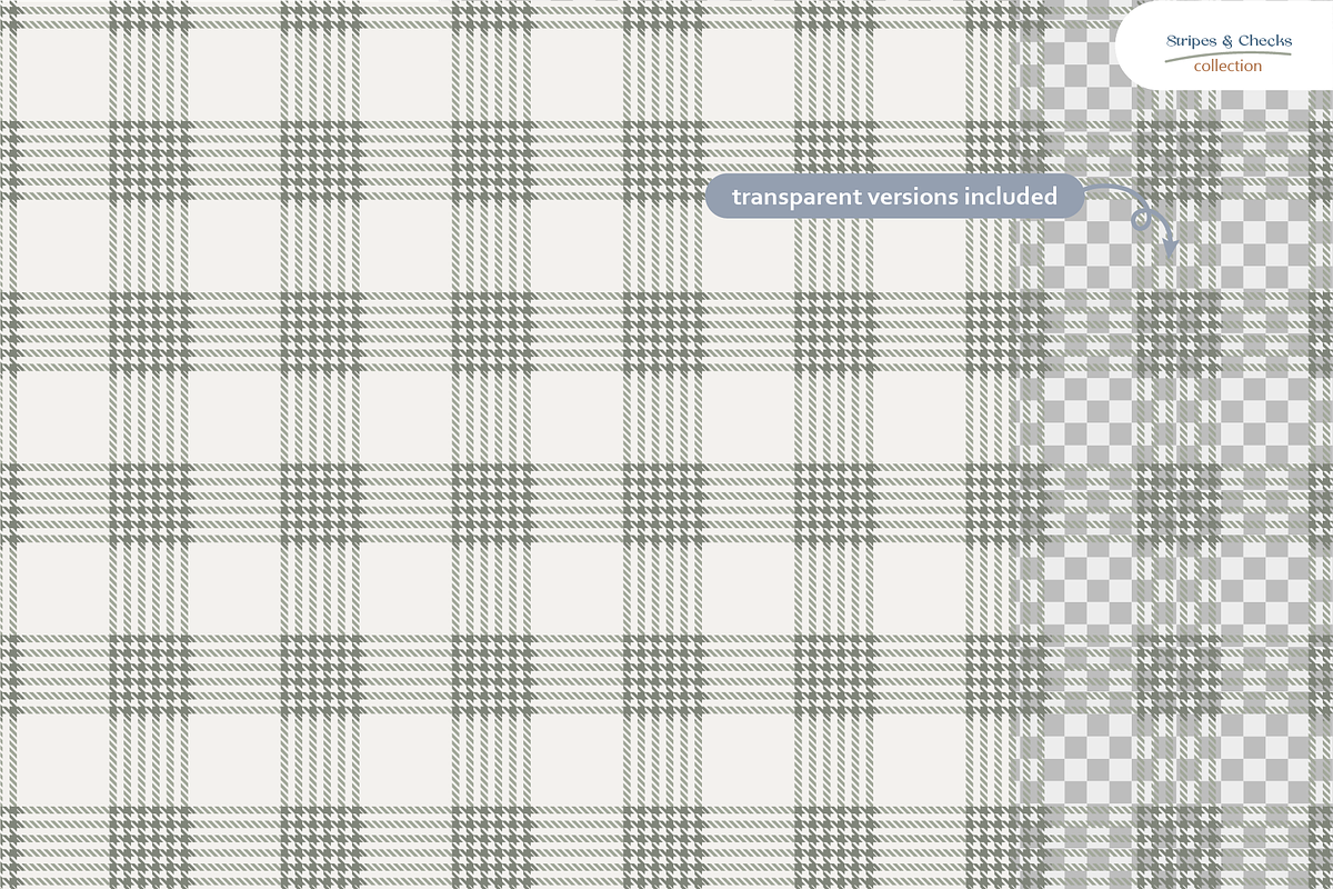 Stripes and Chekcs Patterns, a Pattern Graphic by InaCorart (Photo 3 of 6)