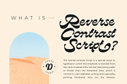 Hinterland | Reverse Contrast Script, a Script Font by Debut Studio (Thumbnail 2 of 13)