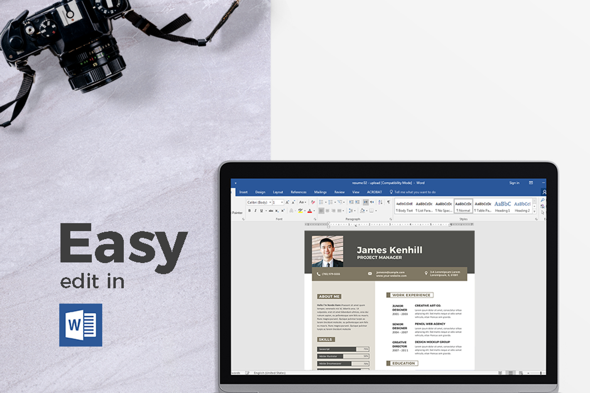 Vol.39 Resume & CV Template, a Resume Template by Hito Graphic (Photo 8 of 8)