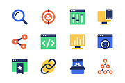Flat Web Icons Pack, a Duotone Icon by alexdndz (Thumbnail 10 of 29)