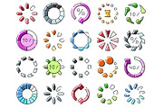 Loading bars and progress icons, an Object Graphic by pikepicture (Thumbnail 2 of 3)