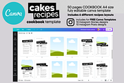 Canva Cake Recipes Cookbook Template, a Magazine Template by DeLaGranSiete (Thumbnail 9 of 11)