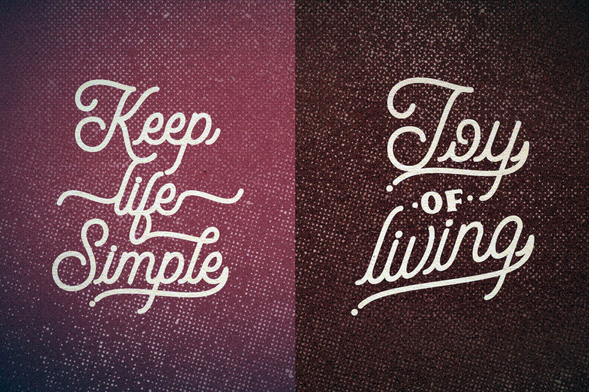 Poptis & Heaver Font preview 6