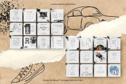 Typewriter Canva Instagram Template, a Social Media Template by Millusti (Thumbnail 4 of 10)