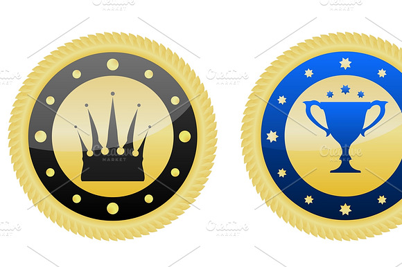 Two Golden Badges.