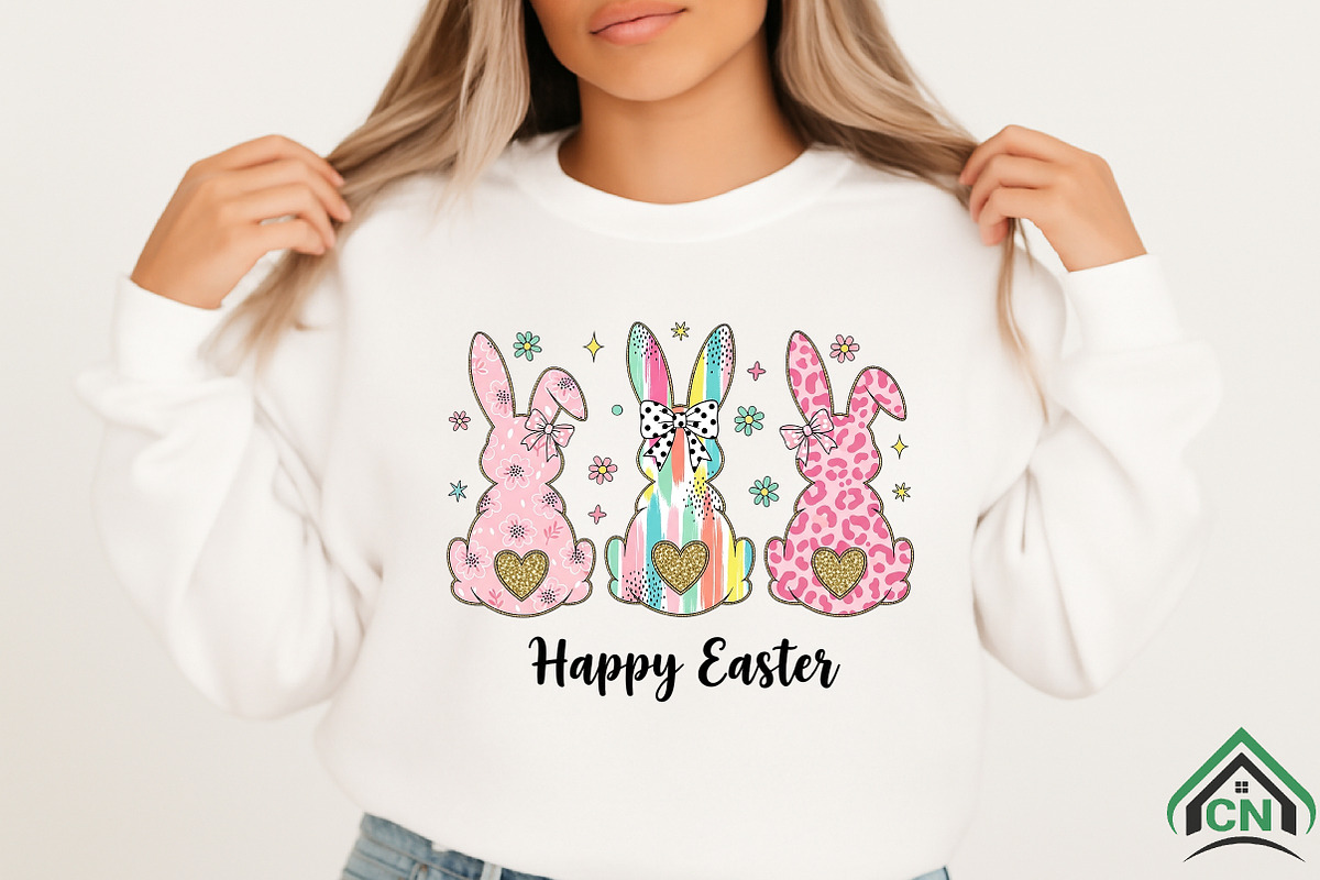 Happy Easter Png, Coquette Easter, an Illustration by Craft Nest (Photo 3 of 6)