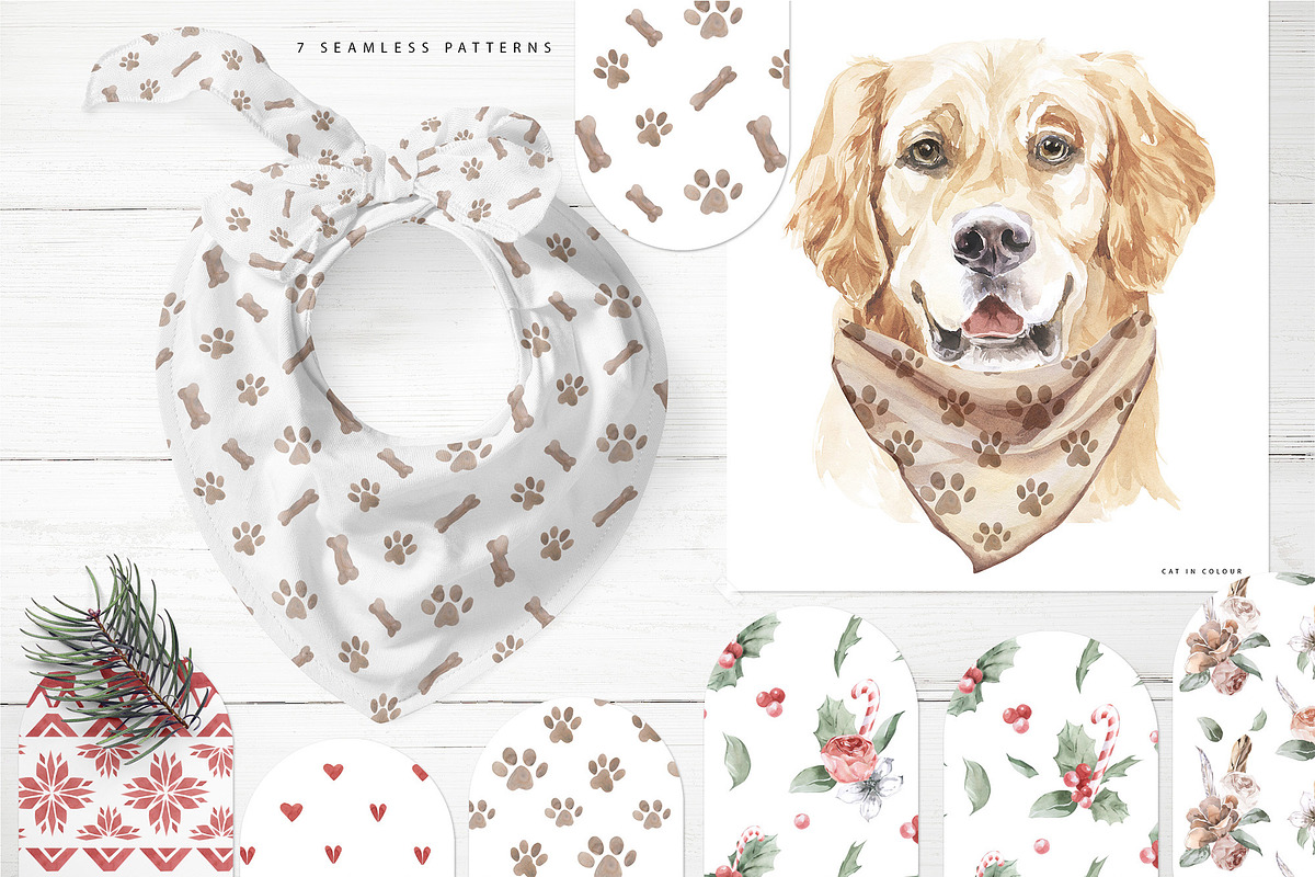 Dog Family Character Creator Clipart, an Animal Illustration by Cat In Colour (Photo 12 of 19)