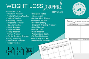 WEIGHT LOSS JOURNAL TRACKER