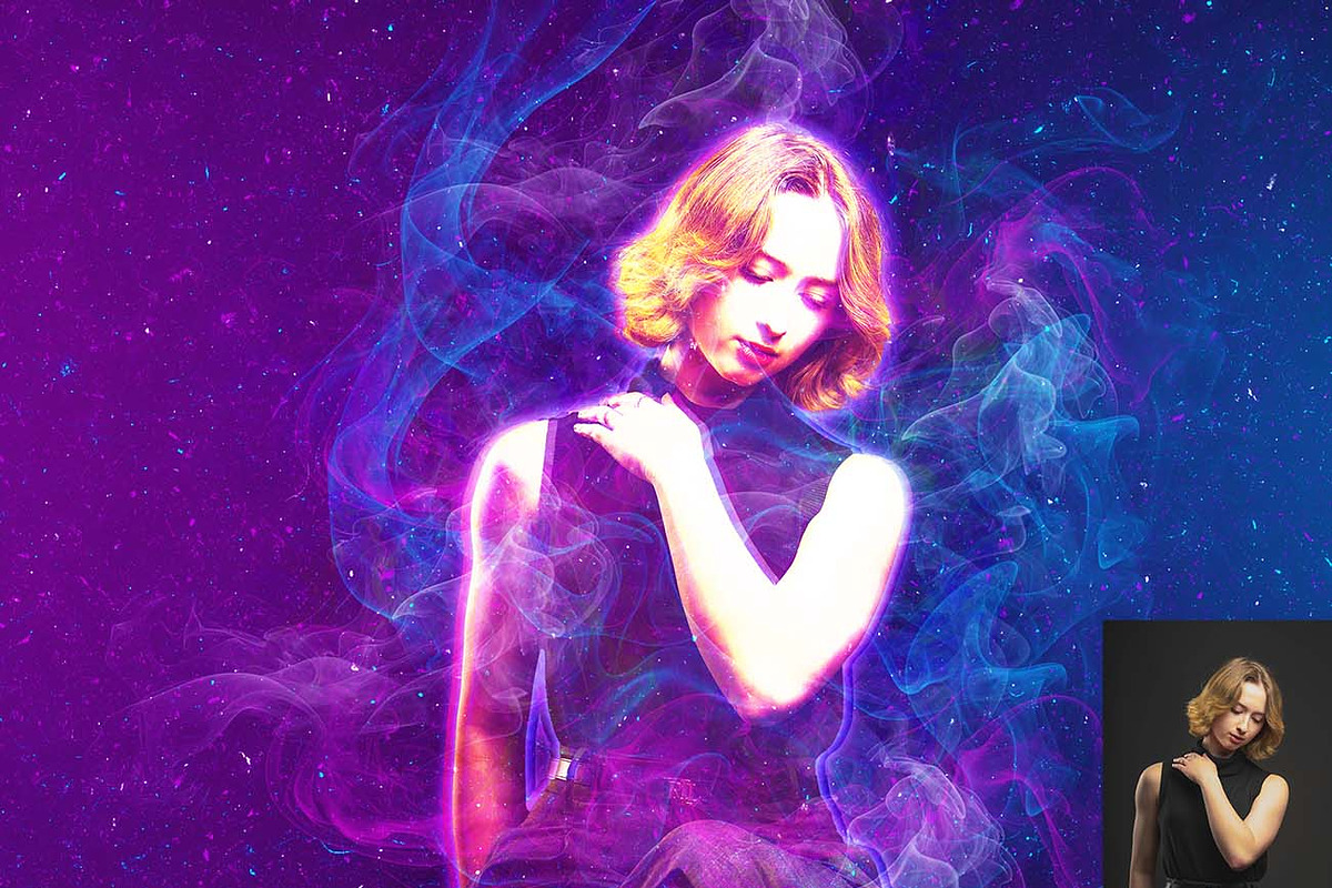 Cyber Smoke & Vapor FX Ps Action, an Action Add-On by Studio Retouch (Photo 13 of 15)