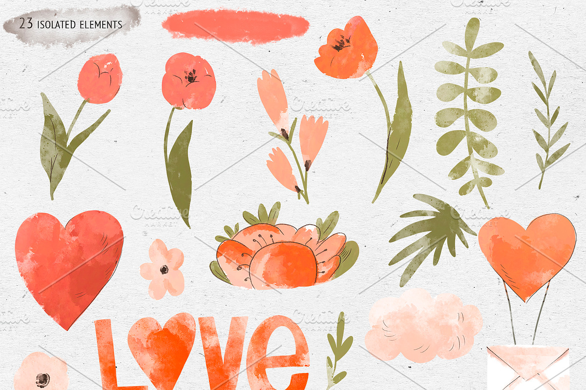 Love bunnies collection, an Animal Illustration by Belusuab (Photo 3 of 13)