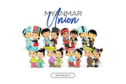 Myanmar Union Illustration, an Illustration by Pixellion (Thumbnail 2 of 2)