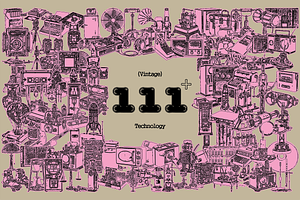 Vintage Technology Master Collection, a Technology Illustration by 159room.studio