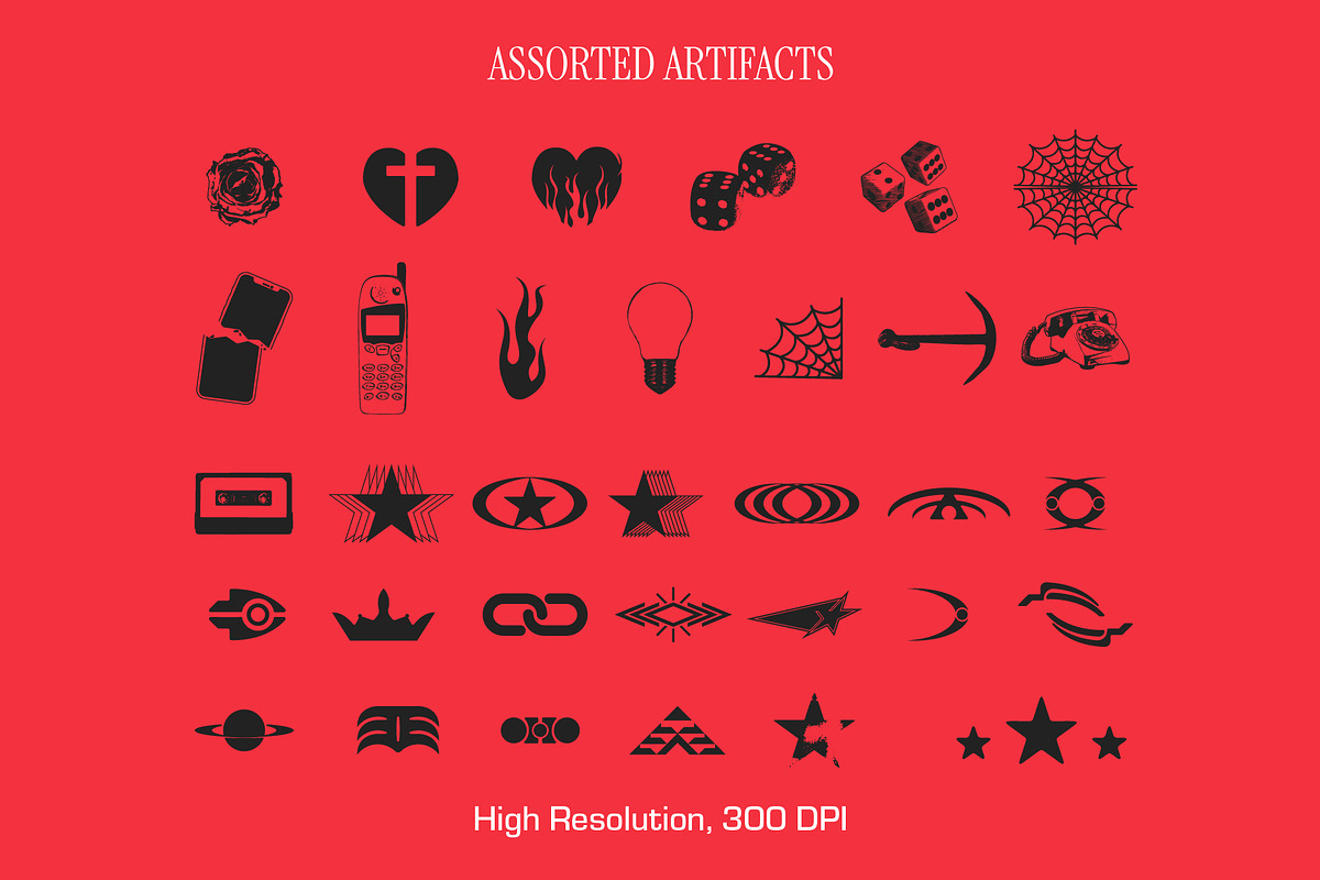 Assorted Artifacts for Streetwear, an Object Graphic by The Fake PNG (Photo 3 of 5)