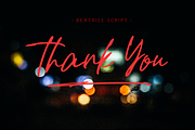 Beatrice Script, a Script Font by AMINMARIO (Thumbnail 6 of 6)