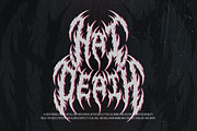 Agonaze | Black Metal Font, a Blackletter Font by Denustudios (Thumbnail 3 of 12)