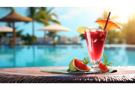 party tropical cocktail drink, a Food & Drink Photo by pikepicture