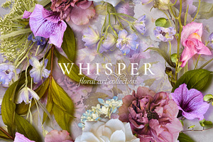 Whisper Floral Art Collection