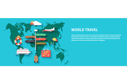 Set of Traveling and Planning preview 2