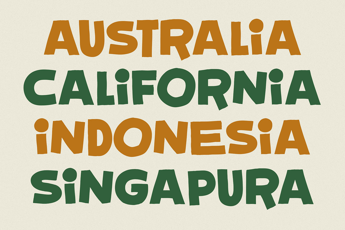Corn Side Display Modern Font, a Slab Serif Font by RantautypeStudio (Photo 6 of 13)