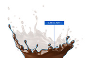 Milk Chocolate fluid splash JPG+PNG, an Object Graphic by LoopAll (Thumbnail 3 of 4)
