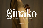 Ginako Ligature Serif Typeface, a Serif Font by yaqublekker (Thumbnail 1 of 10)