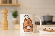 Capybara Cook Clipart, an Animal Illustration by Palau (Thumbnail 3 of 10)