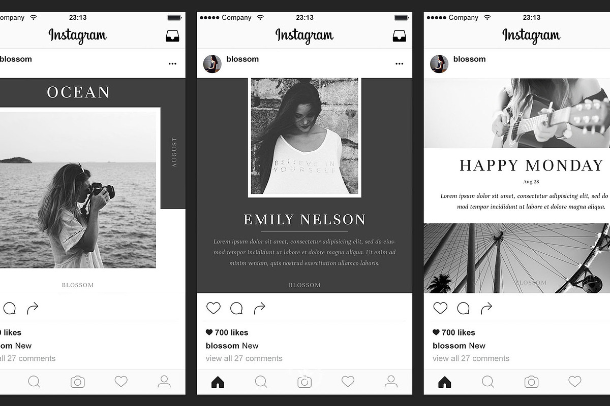 Social Media | Pack 1, a Social Media Template by Blossom (Photo 3 of 5)