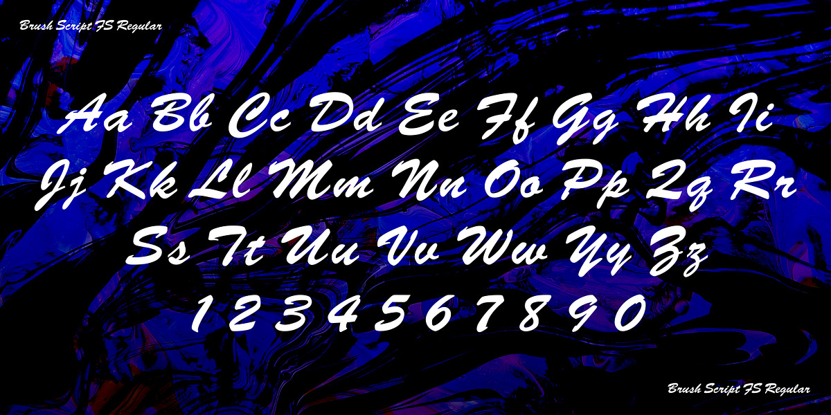 Brush Script FS, a Script Font by FontSite Inc. (Photo 2 of 2)
