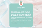 Cute girl mermaid invitation, a Card Template by Piixypeach (Thumbnail 9 of 10)