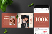 Modern Post Food Recipe Instagram, a Social Media Template by Tokosatsu (Thumbnail 1 of 4)