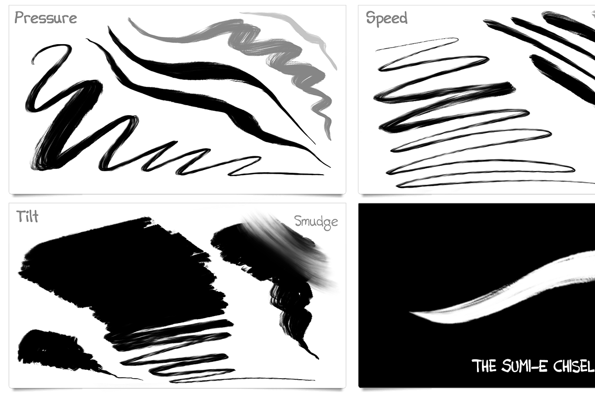 30+ Manga Ink & Paint Brushes, a Brush Add-On by Georg's Procreate Brushes (Photo 8 of 8)