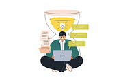 Time management. Business concept, a Work Illustration by Good Studio (Thumbnail 7 of 9)