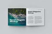Square Magazine Mockup, an Advertising Mockup by Twins_studio926 (Thumbnail 5 of 5)
