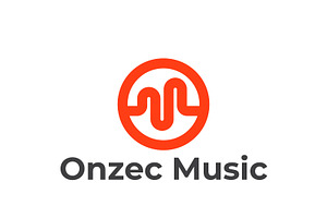 Music Logo With Letter O And M