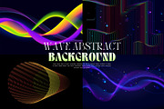 Waves Abstract Background, a Background Graphic by Artlogs x Modaldesain (Thumbnail 1 of 9)