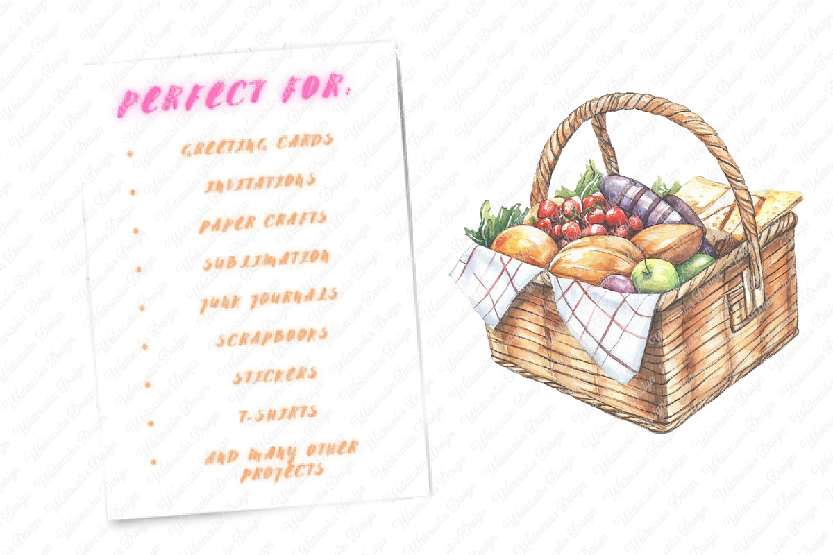 Watercolor Camping Clipart, an Illustration by Watercolor design (Photo 5 of 11)