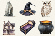 Halloween Sublimation Clipart, an Illustration by OK Design (Thumbnail 4 of 5)