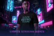 Etronika - An 80s Synthwave Dream, a Sans Serif Font by Parker Creative (Thumbnail 4 of 9)