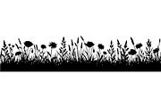 Wildflower Meadow Silhouette, an Object Graphic by Creativeshirt (Thumbnail 9 of 20)