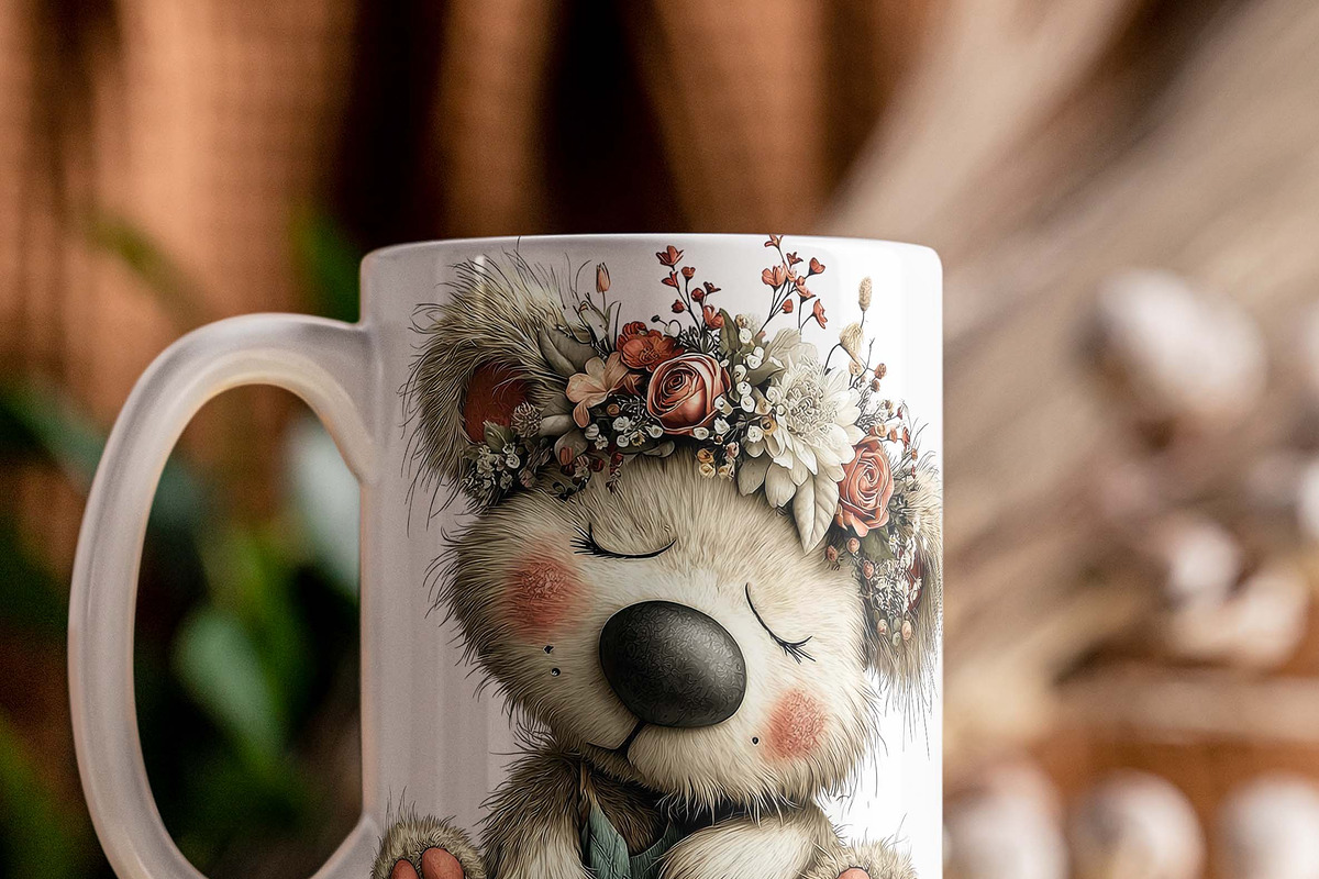 Whimsical Teddy Bear Birthday PNG, an Illustration by one-touch (Photo 4 of 18)